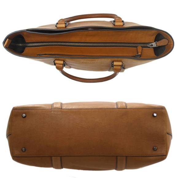 COACH Brooklyn Tote Bag Tan/Brown - Picture 5 of 10